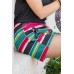 Multicolor Leopard Lagoon Shorts with Pockets